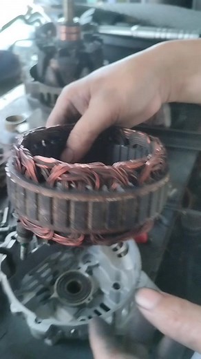 Alternator repair, replace stator coil, assemble and testing is good! #electrician #AlternatorRepair #stator #viralreels #reelsfbviral #autoelectrician #automotive #autoelectrical #josephautoelectrical | Joseph Auto Electrical