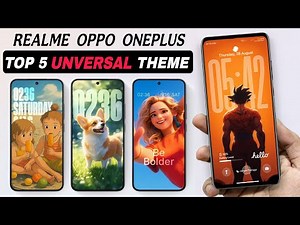 Top 5 Best OPPO & Realme New Universal Themes (Change Everything) "Settings, UI Control Center" ⚡⚡