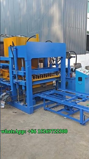 QT4 18 Fully automatic concrete block machine block moulding machine for blocks paver curbstone