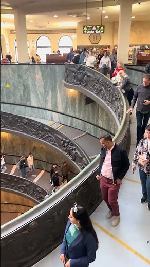 Walking Down the Vatican’s Famous Helix Stairs