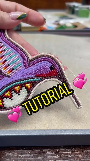 Blanket Edge Stitch - quick simple tutorial! by request. #nativetiktok #hummingbird #beads #beadingtutorial #beadworktiktok #beadworktutorial #edgestitches #indigenoustiktok #navajo #beadwork #nativebeadwork