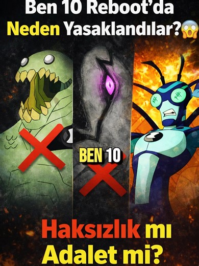 Ben 10 Reboot'ta Neden Bu Uzaylılar Yasaklandı? | Gölge Hayalet ve Dahası! #ben10 Ben 10 klasik serisinin o karanlık, gizemli ve bazen de tüyler ürperten atmosferini hatırlıyor musunuz? 😱 Özellikle Gölge Hayalet’in (Ghostfreak) kendi derisini yüzdüğü o sahneler veya Yüzen Çene’nin (Ripjaws) vahşi görünümü bir neslin hafızasına kazındı. Peki, neden Ben 10 Reboot serisinde bu ikonik uzaylıları göremiyoruz? Ya da Pul Kanat neden tamamen değiştirildi? Bu videoda: 🚫 Yapımcıların