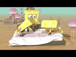 Five Little Spongebob Jumping on the Bed / Five little monkeys