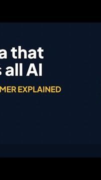 The Transformer architecture explained in 60 seconds