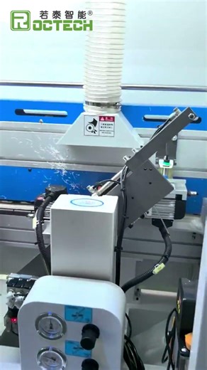 45°Linear edge banding machine#cnc #Linearedgebandingmachine#cncroutermachine