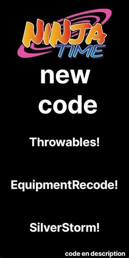 3 nouveaux codes sur ninja time