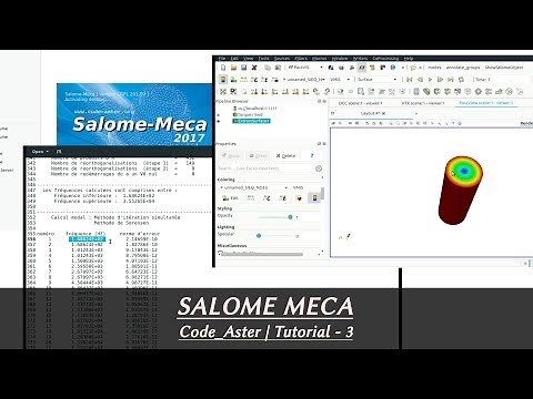 Salome Meca | 3D Static Analysis of Beam| Code_Aster Study | Lesson -3