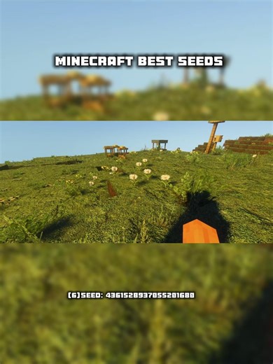 6 BEST Minecraft PE Seeds You MUST Try! 🌍🔥#minecraft #minecraftpe#gaming#shorts