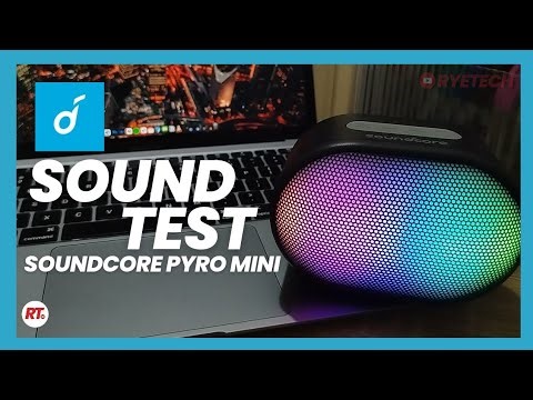 SOUNDCORE PYRO MINI BLUETOOTH SPEAKER SOUND TEST | RAW & UNFILTERED