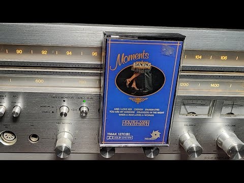 Puppy Love. Vintage 1980s Moments Dancing Telmak Cassette Tape. JVC KD-A55 Cassette Deck Player