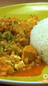 Guiso de trigo con pollo👌😋 #food #comida #comidasaludable #comidas #comidaperuana | Como en Casa