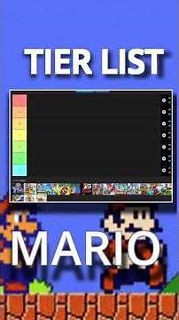 TIER LIST MARIO ? 🤨