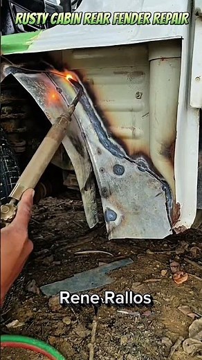 rusty cabin rear fender repair #repairing #gaswelding #LATERO #lifestyle #repairing