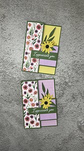 Who’s ready for a super easy fun-fold? 🙋‍♀️💌 This tri-fold card I shared yesterday looks fancy… but it’s SO simple to make! 🎥✨ I used two gorgeous patterns from the Floral Impressions DSP, added a touch of subtle texture with the embossing folder 💫, and brought it all together with those stunning floral dies 🌸🌿 The colours? Garden Green 💚 and Darling Duckling 🐥 — such a happy pair (the alternate version uses Fresh Freesia 💜)! Watch the reel to see how it all comes together 👀 Would you 