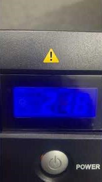 Battery error on Cyber Power UPS