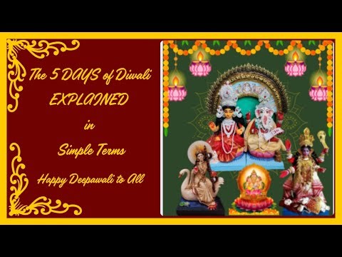 The 5 DAYS of Diwali EXPLAINED in Simple Terms