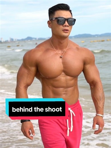 Detrás de la sesión de fotos de fitness