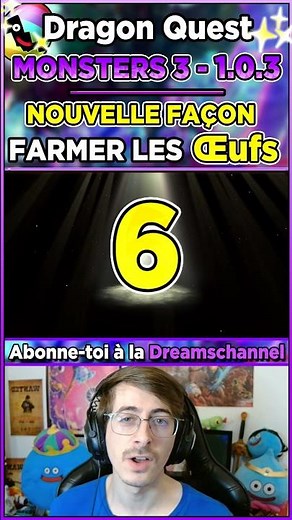 NOUVEAU TUTO ŒUFS DRAGON QUEST MONSTERS LE PRINCE DES OMBRES 1.0.3 #shorts #dragonquestmonsters