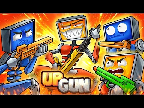 ВОЗВРАЩЕНИЕ ЛЕГЕНДЫ :D УГАРНАЯ БИТВА РОБОКОЛОБКОВ UPGUN!