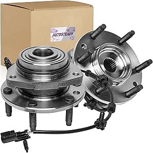 w/ABS Front Wheel Bearing Hub Assembly Replacement for 2002 2003 2004 2005 2006 2007 2008 2009 Chevrolet Trailblazer, 2003-2006 Chevy SSR, 2002-2009 GMC Envoy, 2002-2006 Envoy XL, 513188