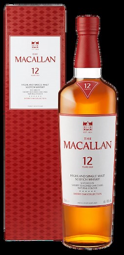Macallan 12 Year Sherry Oak Single Malt Scotch