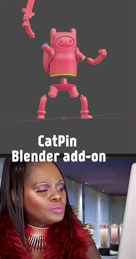 CatPin - the nest for #3dpronting and #blender