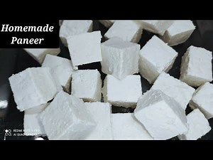 घर पर पनीर बनाने का सबसे आसान तरीका | How to make Paneer at home | Soft and Spongy home made Paneer