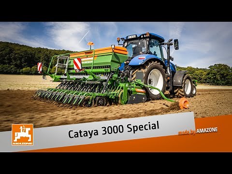 Mechanical seed drill Cataya 3000 Special with TwinTeC special double disc coulter | AMAZONE