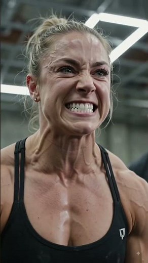 💪 AI Fitness Girl Bodybuilding Transformation 🔥 | Strong & Powerful Woman #buddy #workout #girl