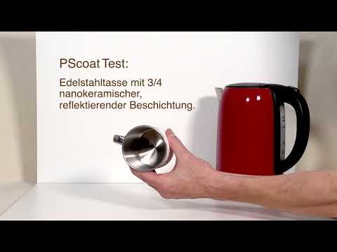 PSCOAT - Edelstahltasse - TEST (stainless steelcup test)