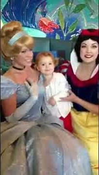 Meeting Cinderella & Snow white