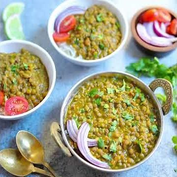 Masoor Dal (Brown Lentils) in Instant Pot