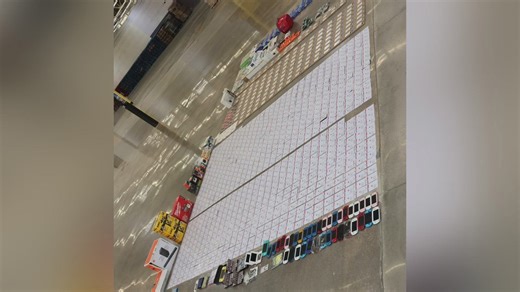 One person arrested after over $100,000 of merchandise was stolen