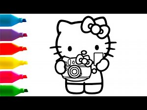 Coloring Hello Kitty Coloring Page For Kids