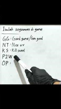 Belajar arti istilah-istilah bahasa Inggris Game.