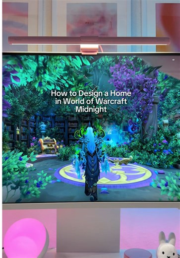How I built the perfect home for a studious Night Elf for the World of @World of Warcraft Midnight expansion I went with a more moody, nature focused theme to fit the vibe, and now it feels like a cozy home I’d actually live in. 💙 Midnight is available now & the housing system is absolutely fantastic & completely out of this world. -You can get a home starting at level 1 that’s shared across your warband, & there are monthly neighborhood wide activities where you complete tasks to unlock themed