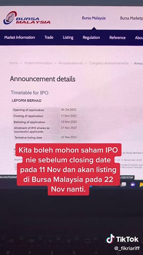Cara Beli Saham IPO di Maybank2u dengan Mudah