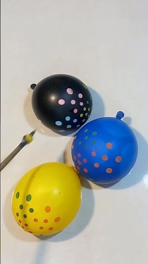 Perfect Water Colorful Balloon Pop | ASMR