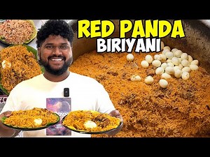 FREE BIRIYANI 🔥 | Mutton & Chicken Biriyani at Red Panda ❤️‍🔥 | Foodie Prabu