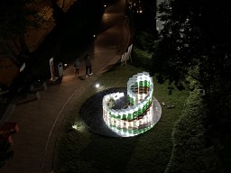 The Recycled Glass Brick Spiral - ARTA Architects