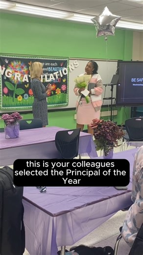 Mrs. Stovall, Principal of Pickett Elementary, was named Region 1 Principal of the Year — and the heartfelt speeches said it all. 💐 Colleagues and family shared how much they admire her dedication, strength, and the example she sets every day. Congratulations, Mrs. Stovall — your leadership truly shines! 👏 #TeamDuval #PrincipalOfTheYear #DuvalProud | Duval County Public Schools