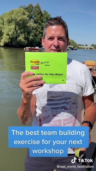 The best (and most fun) team building exercise for meetings, workshops and classes. #workshop #facilitatortips #facilitator #meetings #teambuilding