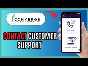 HOW TO CONTACT CONVERGE CUSTOMER SUPPORT 2025!