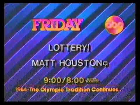 ABC Friday (10/28/1983) Promo - Lottery, Matt Houston