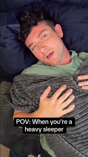 POV: When you’re a heavy sleeper 😴😂