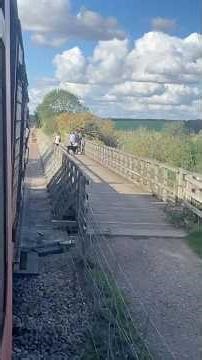 First Ride On The Northampton & Lamport Railway No 13 Bridge Extension.