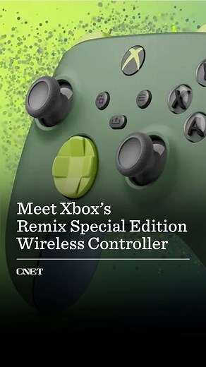 12K views · 13 reactions | Meet Xbox’s Remix special edition wireless controllers. Thanks to the mix of reclaimed materials and previously molded Xbox One controller parts each controller has “its own look and feel.” #Xbox #Wireless #Gaming #Tech | CNET | Facebook