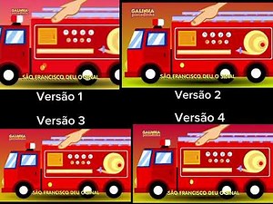 Marcha Soldado (comparação de 4 versões) - Galinha Pintadinha