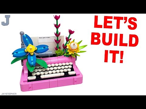 LEGO Creator 2025 Typewriter With Flowers 31169 Complete Build & Review