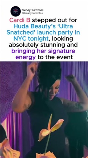 Cardi B Stuns at Huda Beauty’s “Ultra Snatched” Launch Party in NYC #cardib